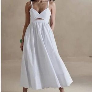 Banana Republic White Maxi Dress